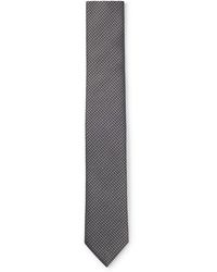 HUGO - Krawatte aus Seiden-Mix mit Jacquard-Muster - Lyst