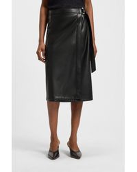 BOSS - Black Women's A-line Skirts Size 4 - Lyst