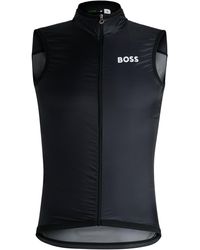 BOSS - X Assos Packable Wind Vest With Breathable Mesh Back - Lyst