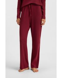 BOSS - Stretch-Cotton Pyjama Bottoms With Logo Detail - Lyst