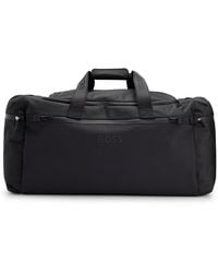 BOSS - Logo-detail Holdall With Branded Backpack Straps - Lyst