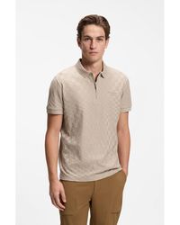 BOSS - Porsche X Polo Shirt With Pasha Pattern - Lyst