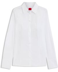 HUGO - Slim-Fit Blouse - Lyst