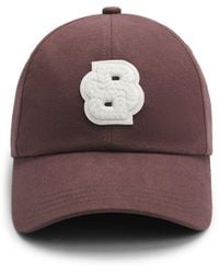 BOSS - Pet Van Katoenen Twill Met Gevlochten Double B-Monogram - Lyst