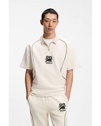 HUGO - X Rb Polo Shirt With Bull Motif - Lyst