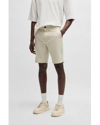 BOSS - Slim-Fit Shorts - Lyst