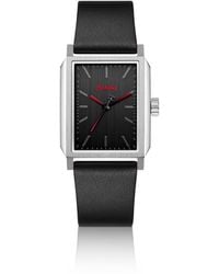 HUGO - #Steeze Rectangular Stainless-Steel Watch With Dial - Lyst