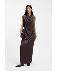 BOSS - Sleeveless Maxi Dress - Lyst