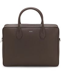 BOSS - Grained Document Case With Logo Lettering - Lyst