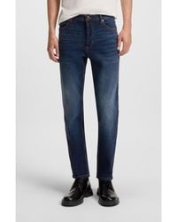 HUGO - Tapered-Fit Jeans - Lyst