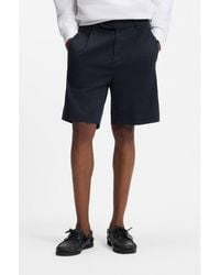 HUGO - Straight-Fit Chino Shorts - Lyst