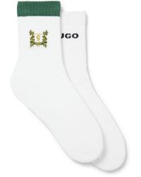 HUGO - White Men's Casual Socks Size 7-13 - Lyst