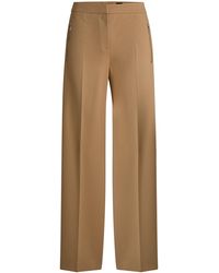 BOSS - Regular-Fit Broek Van Stretchmateriaal Met Ritszakken - Lyst