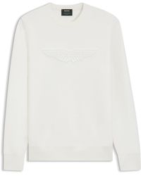 BOSS - X Aston Martin Wollen Trui Met Logostiksel - Lyst
