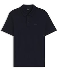 BOSS - Slim-Fit Polo Van Katoen Met Gerubberd Logo - Lyst