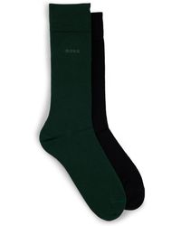 BOSS - Light Green Men's Business Socks Size 7-13 - Lyst