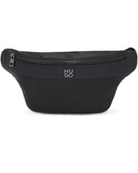 HUGO - Sac Ceinture En Twill Avec Logo Revisité - Lyst