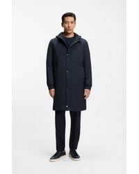 BOSS - Dark Blue Men's Formal Coats Size 36r - Lyst