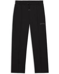 HUGO - Joggingbroek Met Logostiksel Van Een Katoenmix - Lyst