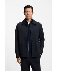 BOSS - Relaxed-Fit Overshirt - Lyst