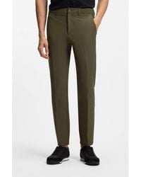 BOSS - Slim-Fit Trousers - Lyst