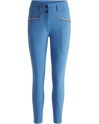 BOSS - Equestrian Knee-Grip Breeches With Four-Way Stretch - Lyst