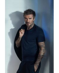 BOSS - Dark Blue Men's T-shirts Size M - Lyst