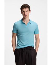 BOSS - By Beckham Knit Polo - Lyst