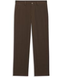 BOSS - Tapered-Fit Hose Aus Gebürsteter Stretch-Baumwolle - Lyst