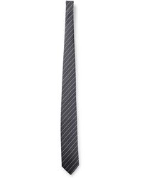 BOSS - Gestreifte Krawatte aus Material-Mix mit Seiden-Anteil und Jacquard-Muster - Lyst