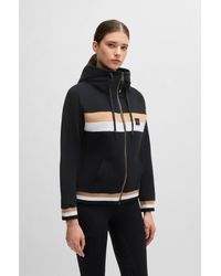 BOSS - Equestrian Zip Hoodie - Lyst