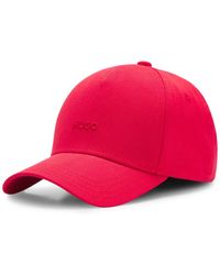 HUGO - Cotton-Twill Cap With Embroidered Logo - Lyst