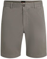 BOSS - Short Chino Slim En Twill De Coton Stretch - Lyst