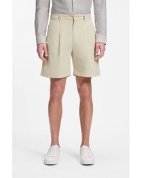 BOSS - Pleated Shorts With Comfort Waistband - Lyst