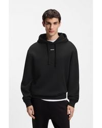 HUGO - Dapo Logo Print Hoodie - Lyst