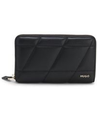 HUGO - Ziparound Wallet - Lyst