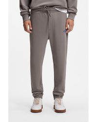 HUGO - Regular-Fit Tracksuit Bottoms - Lyst