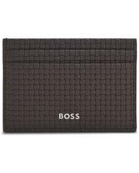 BOSS - Cartera Con Motivo Entrelazado - Lyst