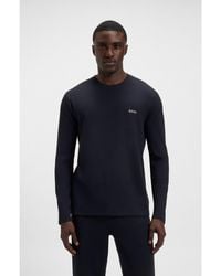 BOSS - Ottoman Pyjama T-Shirt With Embroidered Logo - Lyst