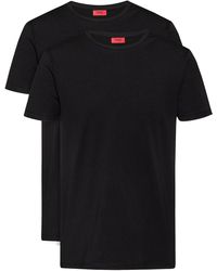 HUGO - Lot de deux t-shirts Slim en coton stretch - Lyst