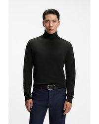BOSS - Rollneck Sweater - Lyst