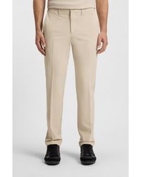 BOSS - Slim-Fit Technical Trousers With Four-Way Stretch - Lyst