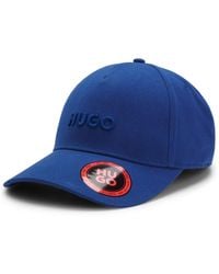 HUGO - Cotton-Twill Logo Cap - Lyst