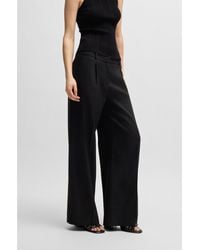 HUGO - Regular-Fit Trousers - Lyst