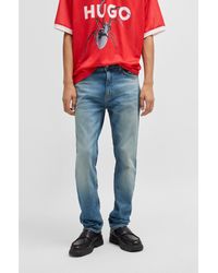 HUGO - Slim-Fit Jeans - Lyst