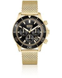 BOSS - Sealiner-Tone Chronograph Watch With Dial - Lyst