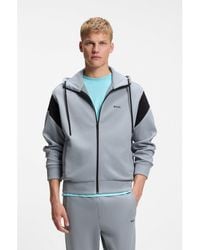 BOSS - Regular-Fit Zip-Up Sweatshirt - Lyst