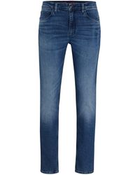 HUGO - Blaue Extra Slim-Fit Jeans aus bequemem Stretch-Denim - Lyst