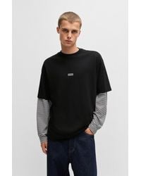 HUGO - Loose-Fit T-Shirt - Lyst