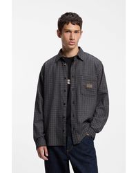 HUGO - Oversized-Fit Shirt - Lyst